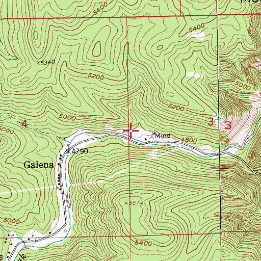 Topographic Map of Florence Mine, SD