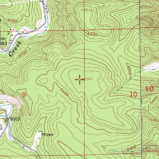 Topographic Map of Custer Hill, SD