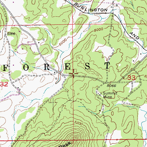 Topographic Map of Jolly Mine, SD