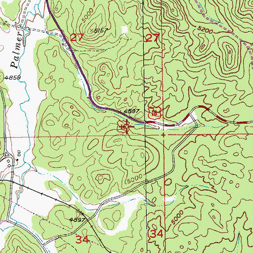 Topographic Map of Champion Mine, SD