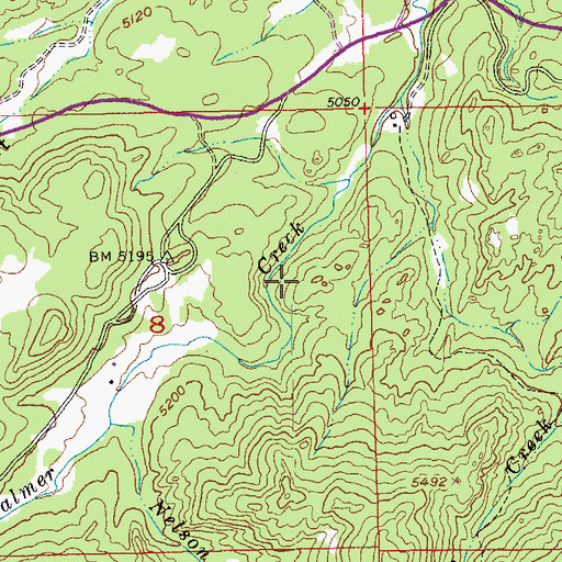 Topographic Map of Excelsior Mine, SD