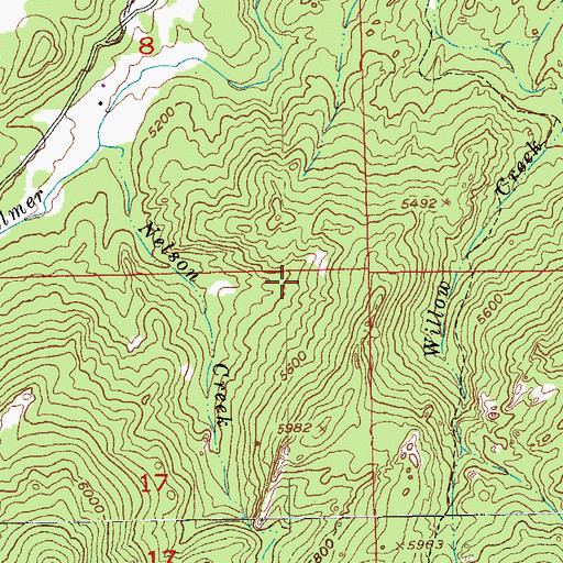 Topographic Map of Dewey Mine, SD