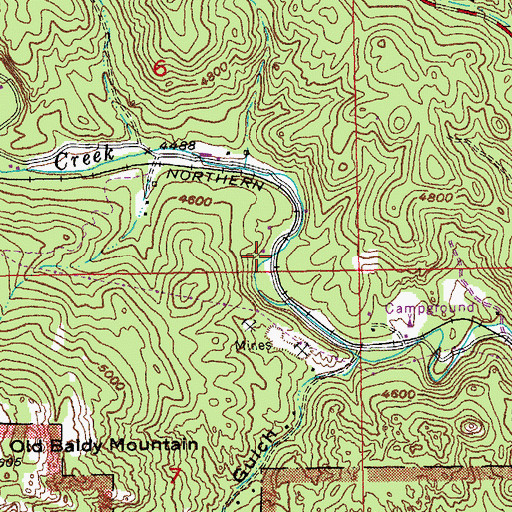 Topographic Map of Legal Tender Mine, SD