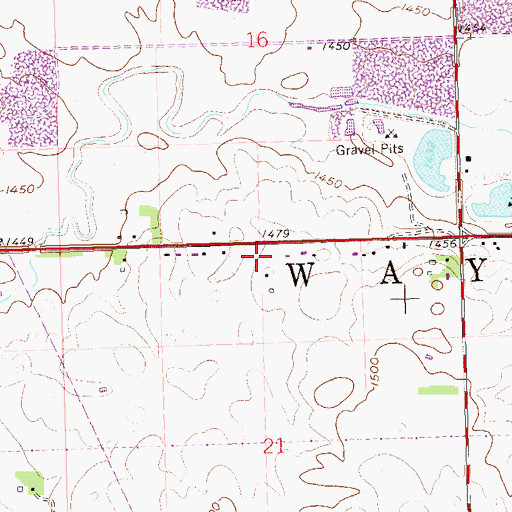 Topographic Map of Boekhoff Subdivision, SD