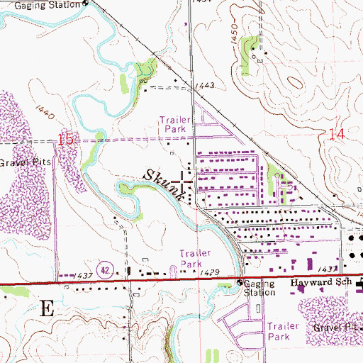 Topographic Map of Webster Grove Addition, SD