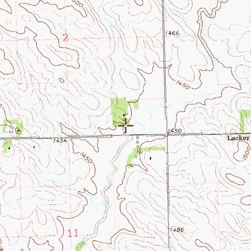 Topographic Map of Reppert Addition, SD