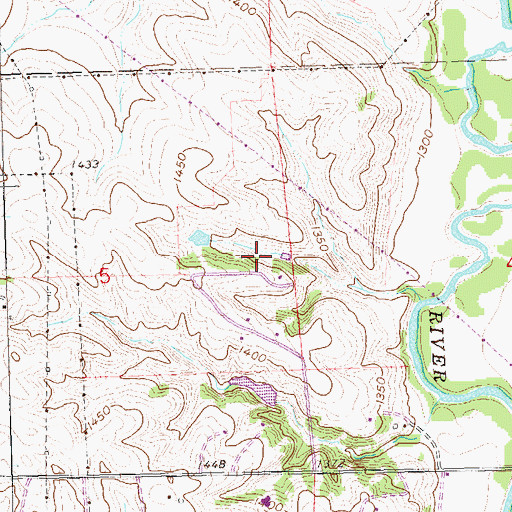 Topographic Map of Country Gables Subdivision, SD