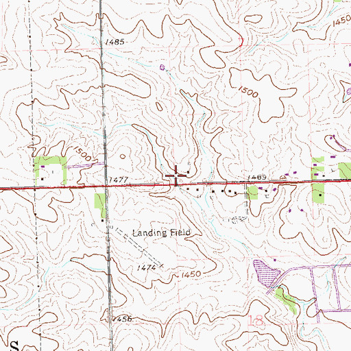 Topographic Map of Ingberg Tracts, SD