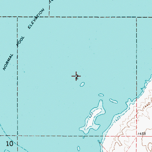 Topographic Map of Big Bend, SD