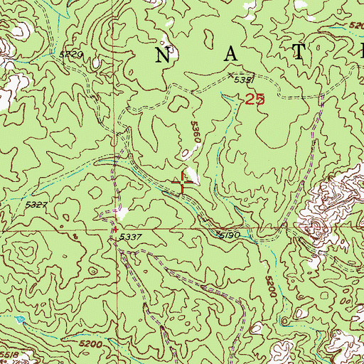 Topographic Map of Formosa Mine, SD