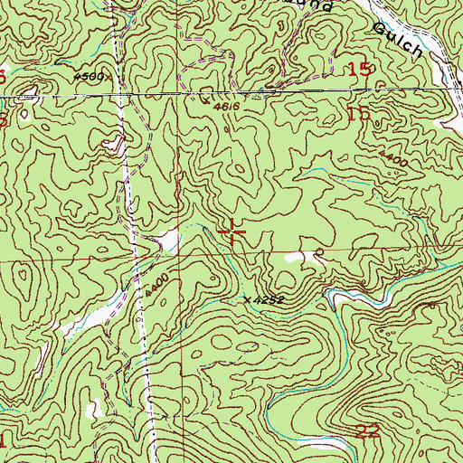 Topographic Map of King Lithia Prospect Mine, SD