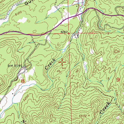 Topographic Map of The Pulpit, SD