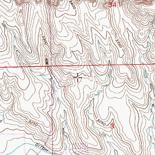 Topographic Map of Twilight Hills Addition, SD
