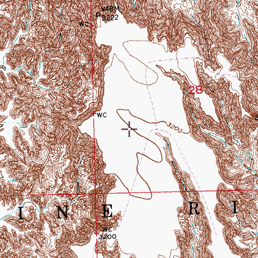 Topographic Map of Stronghold Table, SD