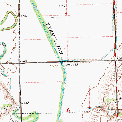 Topographic Map of Baptist Creek, SD