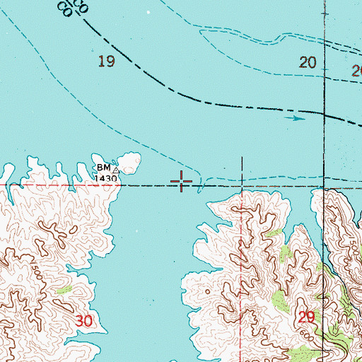Topographic Map of Counselor Creek, SD