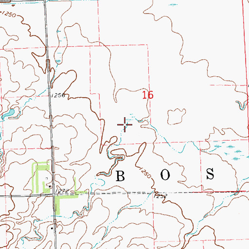 Topographic Map of Sieche Hollow, SD