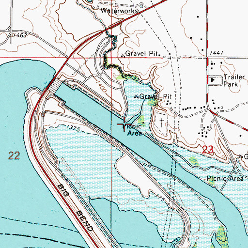 Topographic Map of Soldier Creek, SD