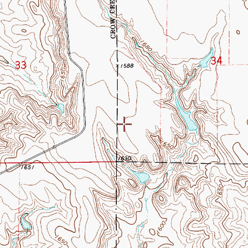 Topographic Map of Chmela Dam 1, SD