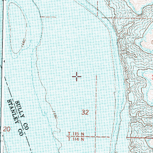 Topographic Map of Mission Island (historical), SD