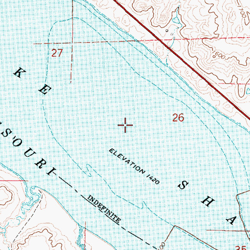Topographic Map of Fort George Island (historical), SD