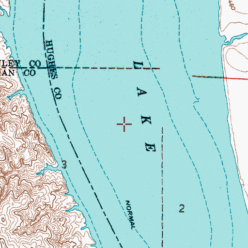 Topographic Map of Dorion Island (historical), SD