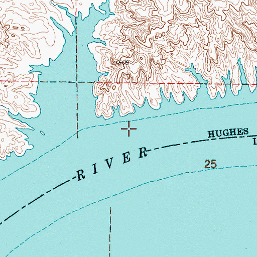 Topographic Map of Chain of Rocks (historical), SD