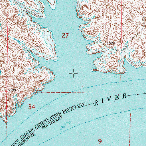 Topographic Map of Leavenworth Creek, SD