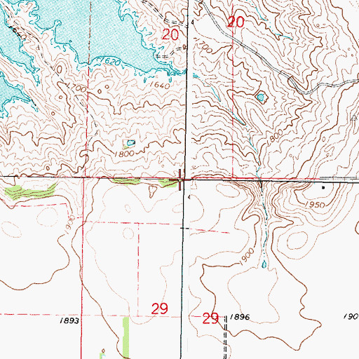 Topographic Map of Fishermans Island (historical), SD