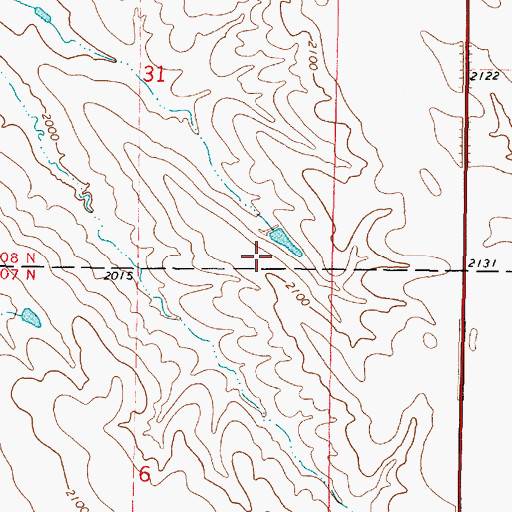 Topographic Map of Summit Dam, SD