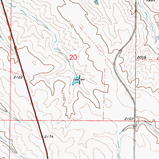 Topographic Map of Lookout Dam, SD