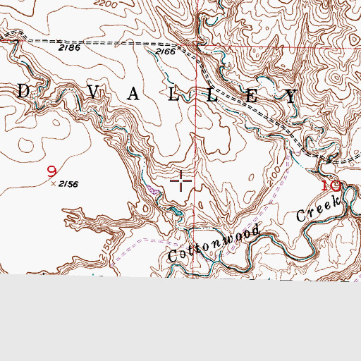 Topographic Map of Jensen Number 1 Dam, SD