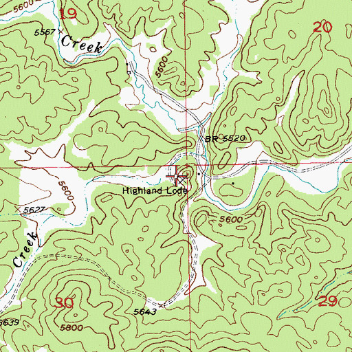 Topographic Map of Ross Mine, SD