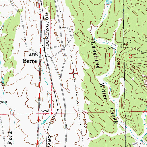 Topographic Map of Golden Crown Mine, SD