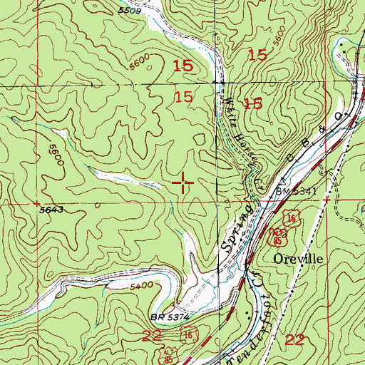 Topographic Map of Butte Group Mine, SD