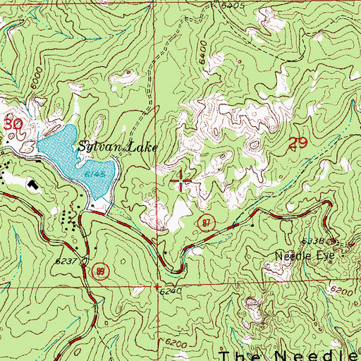 Topographic Map of Lake Mine, SD