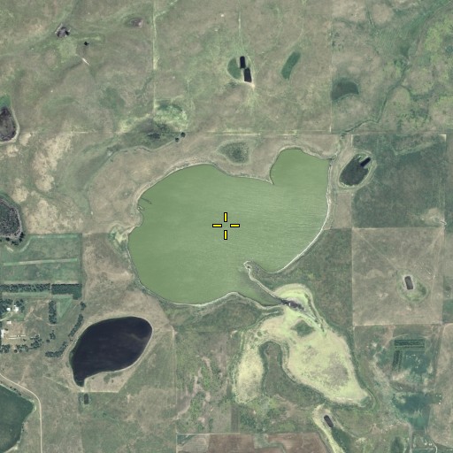 Aerial/Satellite Image of Cottonwood Lake, SD