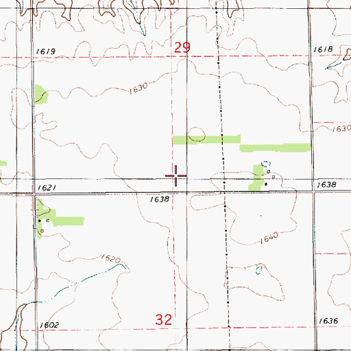 Topographic Map of Fineran School (historical), SD