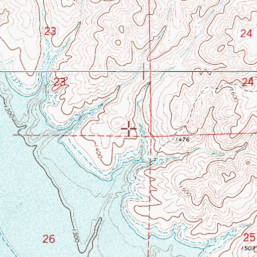 Topographic Map of Castalia (historical), SD