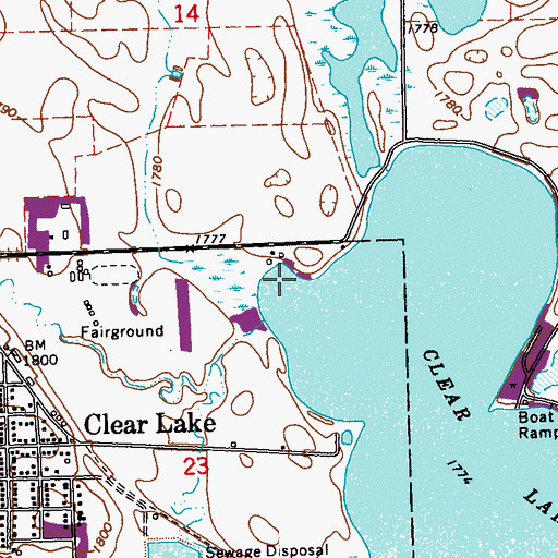Topographic Map of Deuel County, SD