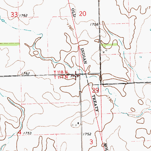 Topographic Map of Codington County, SD