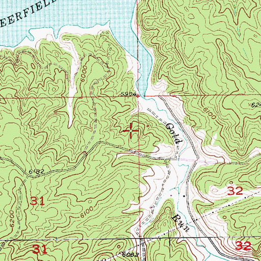 Topographic Map of Black Hills National Forest, SD