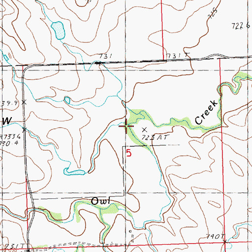 Topographic Map of Cowboy Draw, SD