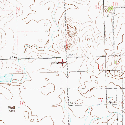 Topographic Map of Liberty Townhall, SD