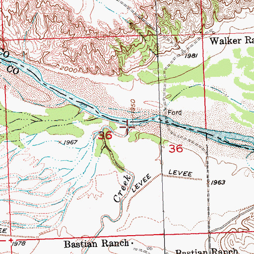 Topographic Map of Deep Creek, SD
