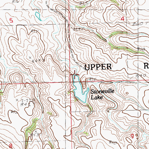 Topographic Map of Harild Mikuoik Dam, SD