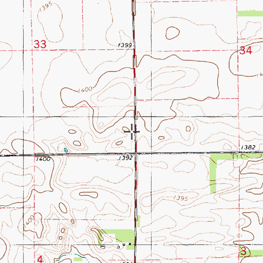 Topographic Map of Davison County, SD
