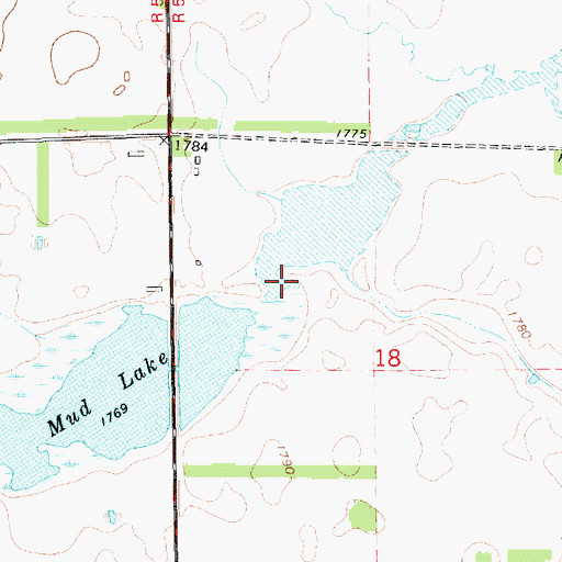 Topographic Map of Clark County, SD