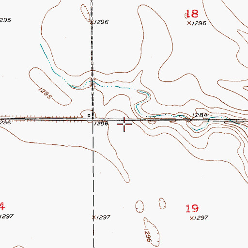 Topographic Map of Spink County, SD
