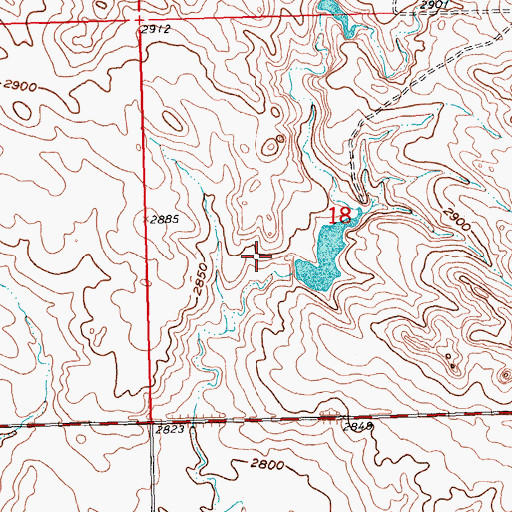 Topographic Map of Meade County, SD